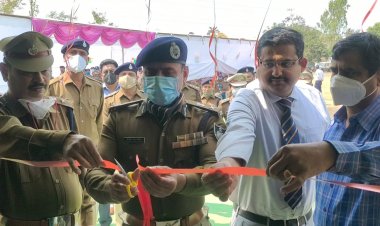 पुलिस लाईन  में केंद्रीय  पुलिस कल्याण भंडार का हुआ शुभारंभ