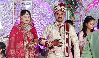 प्रभारी मंत्री,  जयसिंहनगर विधायक व  बांधवगढ़ विधायक ने दी संस्कृति और सुरेंद्र के  विवाह पर शुभकामना