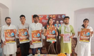 यंग इंडिया बोल का विमोचन कर युवा कांग्रेस की प्रेस कॉन्फ्रेंस संपन्न
