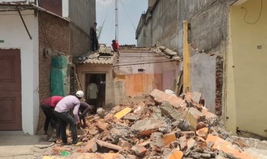 छटनकैंप उमरिया में शासकीय भूमि से हटाया गया अतिक्रमण