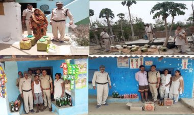 अवैध मदिरा को लेकर आबकारी विभाग ने की बड़ी कार्यवाही