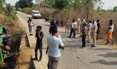 बस चालक की लापरवाही से बारात से भरी बस पलटी,  दर्जन भर यात्री  घायल
