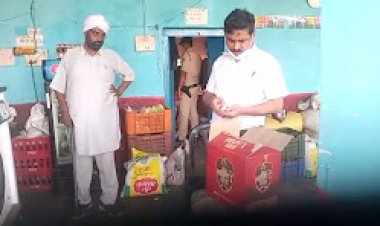 अवैध शराब पकड़ की कार्यवाही