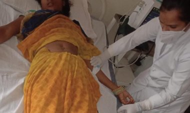करेंट की चपेट में आने से महिला हुई  घायल