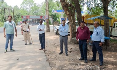 स्टेटिक सर्विलेंस टीम द्वारा नगरीय निकायों में नाका लगाकर आने जाने वाहनों की हो रही है जांच