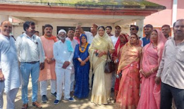 निर्वाचित सदस्यों को बांटे गए जीत के प्रमाण पत्र, साथ ही सदस्यों ने लिया विकास का संकल्प