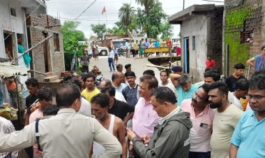 अपर कलेक्टर ने बाढ़ प्रभावित क्षेत्रों का किया  दौरा