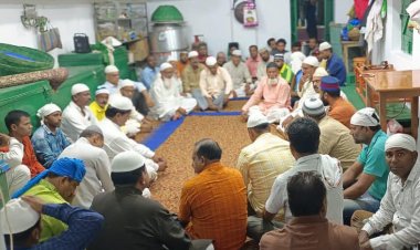 मोहर्रम के मातमी त्योहार को लेकर  इमामबाड़ा मोहर्रम कमेटी की बैठक सम्पन्न