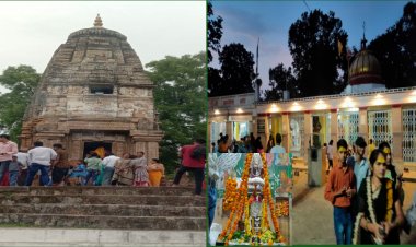 सावन महीना के तीसरे सोमवार शिव दर्शन को श्रद्धलुओं की लगी लम्बी कतार