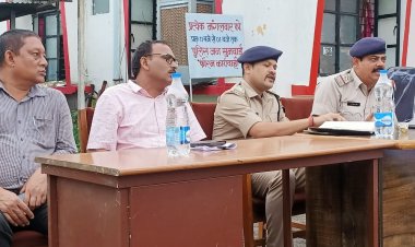 आगामी त्योहारों को लेकर शाँति समिति की बैठक SDOP पाली की मौजूदगी में सम्पन्न