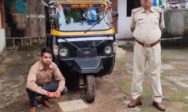 अवैध मदिरा परिवहन पर हुई कार्यवाही