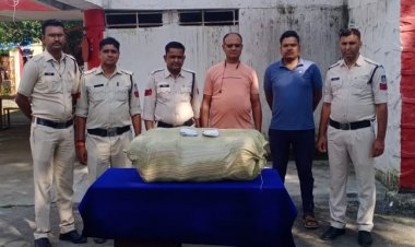 लग्जरी कार में गांजा की तस्करी,  ओडिशा से 83 किलो गांजा लेकर तस्कर एमपी आ रहे थे, पुलिस ने धर दबोचा