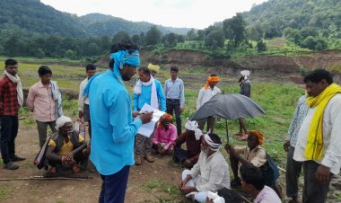 भनपुरा जलाशय मे जमीन के बदले जमीन संवाद  सम्पन्न