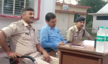 विजयादशमी पर्व को लेकर शान्ति समिति की बैठक संपन्न