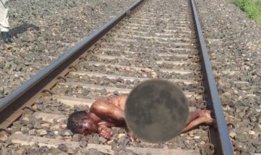 न्यूड अवस्था मे रेल ट्रैक पर मिली लाश, हत्या या रेल हादसा