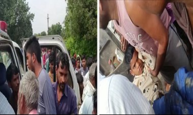 सड़क हादसा : दर्दनाक सड़क हादसे में पिता सहित पुत्र-पुत्री गम्भीर