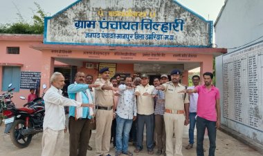 नशा मुक्ति अभियान को लेकर पुलिस गम्भीर, लगातार लोगों को  दिलाई जा रही  नशा मुक्ति  की शपथ