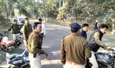 कोर्ट परिसर से भागा कैदी, पुलिसकर्मियों में मची अफरा-तफरी, एक घंटे बाद पुलिस ने घेराबंदी कर पकड़ा, IT और एक आरक्षक घायल