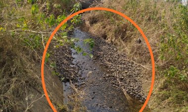 रेल्वे के ठेकेदार ने पाट दी नहर, किसानों की सूख रही फसल