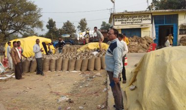 तहसीलदार नौरोजबाद ने उपार्जन केन्द्र छांदकला का किया निरीक्षण