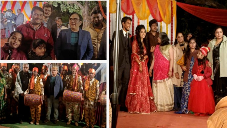 अच्युत और अपूर्वा की शादी में शामिल होने बांधवगढ़ पहुंचे तारक मेहता का उल्टा चश्मा के मुख्य कलाकार 