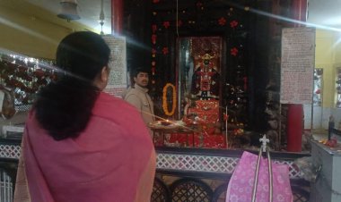 श्री राम कथा का श्रवण करने ज्वालामुखी मंदिर पहुंची,  केबिनेट मंत्री मीना सिंह