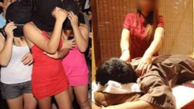 Sex Racket : स्पा सेंटर में चल रहा था देह व्यापार, 4 युवतियों समेत 10 गिरफ्तार, एक आरोपी निकला व्यापारी का बेटा