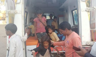 हाथीपांव बिमारी से बचने वाली गोली खा स्कूल के बच्चे हुये बीमार
