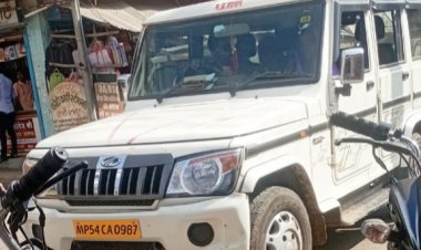 मध्यप्रदेश शासन लिखे वाहनो में खुलेआम घूम रहे आम लोग