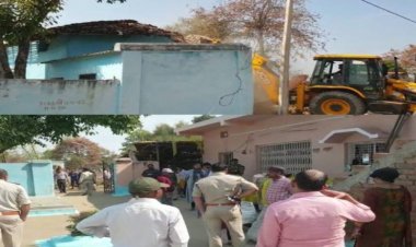 रेप और हत्या के आरोपियों के घर चला बुलडोजर, 3 साल की बच्ची से दुष्कर्म और 11 वर्षीय बच्ची की हत्या मामले में हुई कार्रवाई