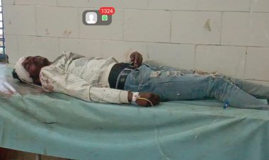 नायरा पेट्रोल पंप के पास ऑटो एवं बाइक सवार में हुई जोरदार भिड़ंत