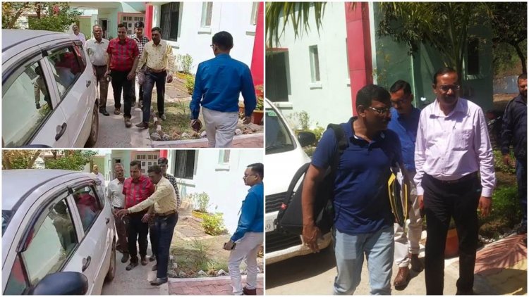 सीबीआइ जबलपुर टीम की बड़ी कार्यवाई :  सीनियर डीएमई को 40 हजार रुपये की रिश्वत लेते पकड़ा, बिल पास करने के लिए मांगी थी राश‍ि