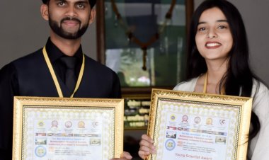 मिशाल:  शिवांजलि युवा वैज्ञानिक अवार्ड से हुई सम्मानित