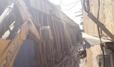 अवैध निर्माण पर चला नपा का बुलडोजर