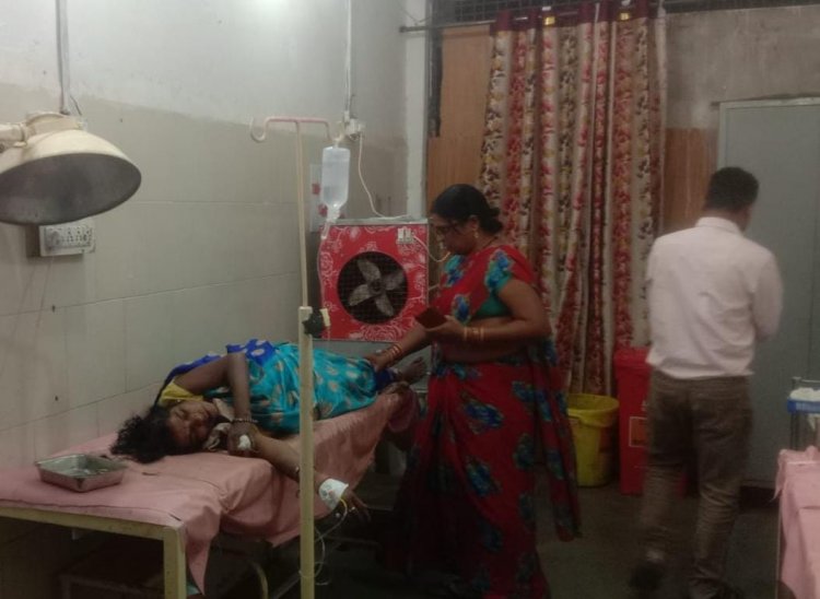 अस्पताल में आधुनिक सुविधा होने के  बाद भी हादसे का शिकार हुई महिला को किया गया जबलपुर रेफर