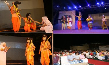 दूसरे दिन वनवासी लीला नाट्य में भक्तिमती शबरी की प्रस्तुति दी गई