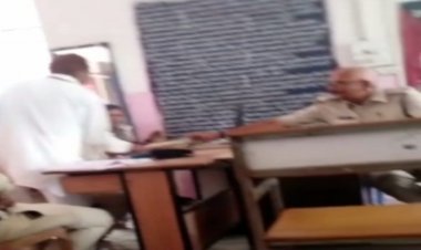 रिश्वत लेना पड़ा महंगा,  थाना प्रभारी लाइन अटैच, वीडियो वायरल होने के बाद एसपी ने की कार्रवाई   