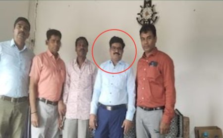 Lokayukta traip : लोकायुक्त पुलिस ने बैतूल में की बड़ी कार्रवाई ,  10% कमीशन मांगने वाले प्राथमिक स्कूल के शिक्षक को रंगे हाथों किया ट्रैप