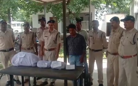 वैन और बाइक से गांजे की कर रहे थे तस्करी, तीन आरोपी धरे गए-एक फरार