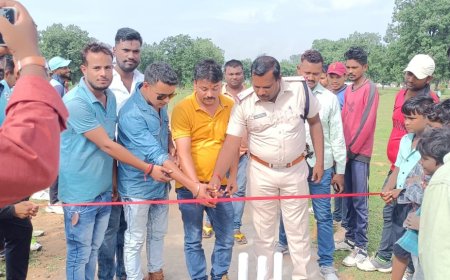 मानपुर प्रीमियम लीग 2023 का शुभारंभ हुआ,  खेल खेलने से शरीर स्वस्थ रहता है : कुलदीप गुप्ता