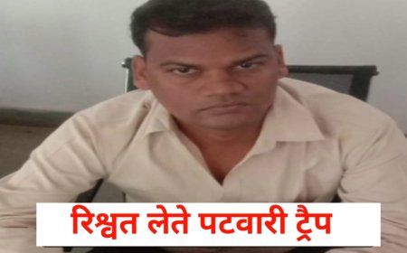 रिश्वतखोर पटवारी को लोकायुक्त ने किया ट्रैप,  जानिए क्यों मांगी थी 15 हजार की रिश्वत