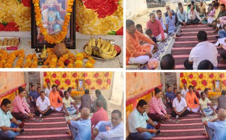 स्वर्णकार समाज ने मनाया महाराजा अजमीढ़ देव जी का जन्मोत्सव