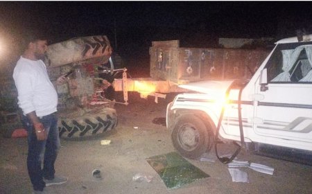 एसडीएम की गाड़ी का ट्रैक्टर से हुआ एक्सीडेंट, ट्रैक्टर पलटा , एसडीएम घायल