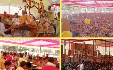 छपडौर धाम में श्री महाराज जी का रंगारग जन्मोत्सव समारोह संपन्न