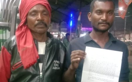 आदिवासी किसान से लूटे 5 हजार, पीड़ित ने एसपी से की शिकायत