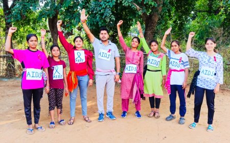 युवाओं ने नुक्कड़ नाटक के जरिए दिया एड्स से बचाव का संदेश