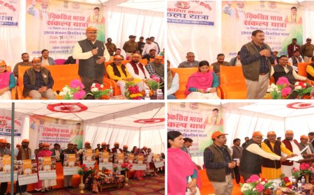 योजनाओं का लाभ जरूरतमंद तक पहुंचने को लेकर  "विकसित भारत संकल्प यात्रा" का हुआ आयोजन