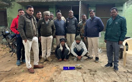 तेंदुवे के नाखून समेत दो शिकारी धरे गए, मामला बांधवगढ टाइगर रिज़र्व के मानपुर बफर का