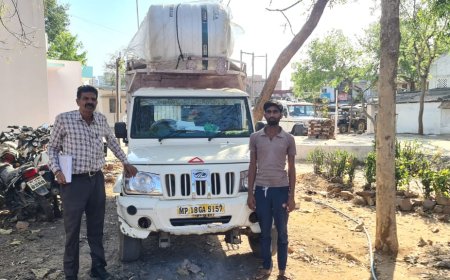 HSRP नंबर प्लेट वाहन में  न लगे होने पर की गई चालानी कार्यवाही