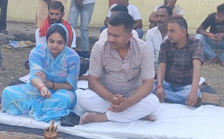 न पा अध्यक्ष ने 8 वार्डों में 1 करोड़ 74 लाख के सड़क निर्माण का किया भूमिपूजन